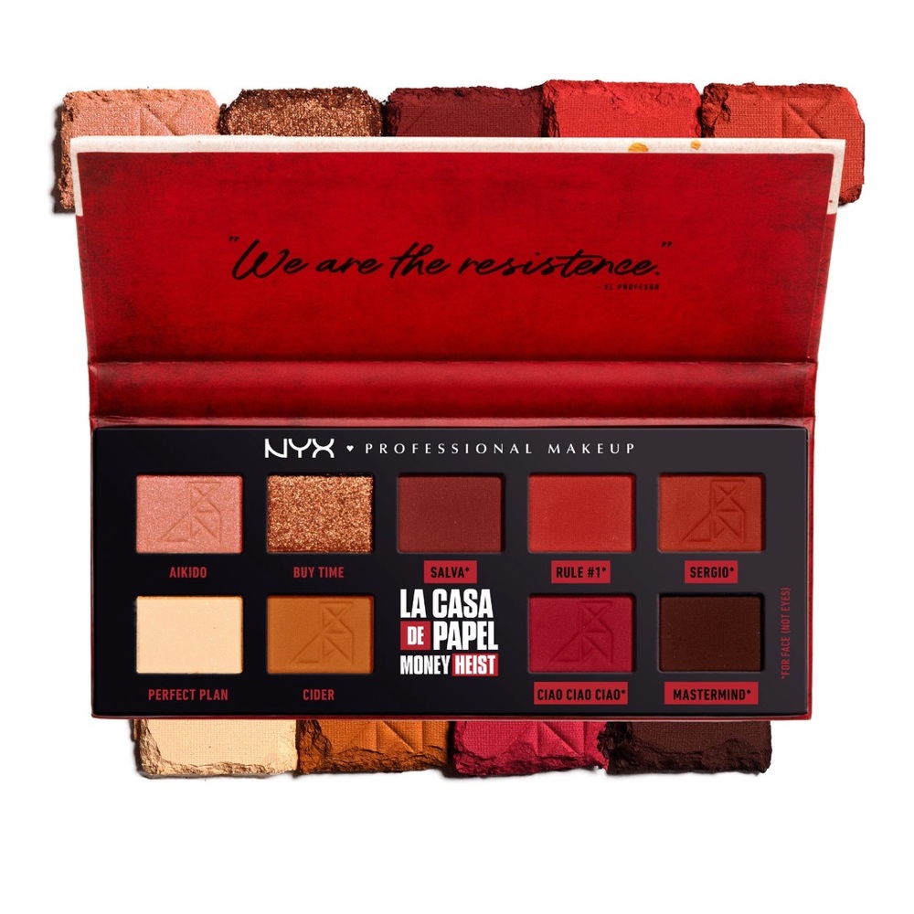 NIB-NYX Professional Makeup. Netflix El Professor - La Casa De Papel Money Heist
